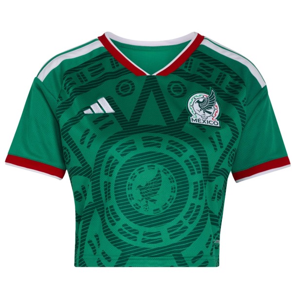 Thai Version Women's Mexico 2026 Home Cropped Jersey