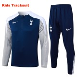 Kids Tottenham Hotspur 25/26 Half-Zip Training Sweatshirt and Pants Set E25184
