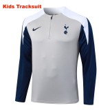 Kids Tottenham Hotspur 25/26 Half-Zip Training Sweatshirt and Pants Set E25185