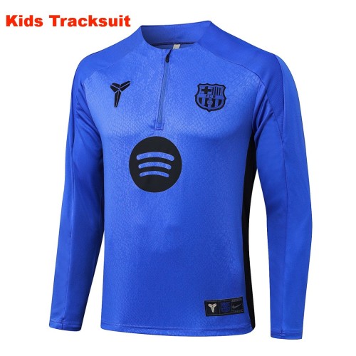 Kids Barcelona 25/26 Half-Zip Training Sweatshirt and Pants Set E25181