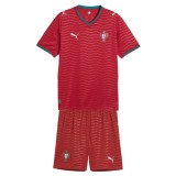 Kids Portugal 2026 Home Jersey and Short Kit
