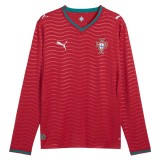 Thai Version Portugal 2026 Home Long Sleeve Jersey