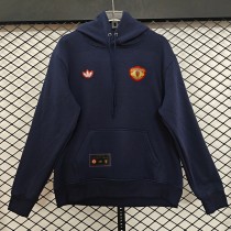 MUFC 25/26 Team Hoodie Dark Blue