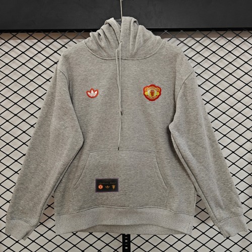 MUFC 25/26 Team Hoodie Grey