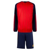 Kids Spain 2026 Home Long Sleeve Jersey and Short Kit