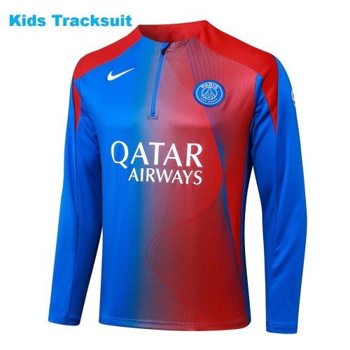 Kids PSG 25/26 Half-Zip Training Sweatshirt and Pants Set E25188 - PM