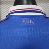 Player Version France 1998 World Cup Home Retro Jersey