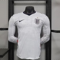 Player Version England 2026 Home Long Sleeve Authentic Jersey