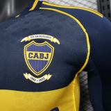 Player Version Boca Juniors 25/26 Home Long Sleeve Authentic Jersey
