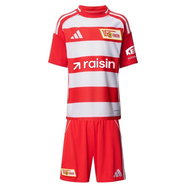 Kids Union Berlin 25/26 Home Jersey and Short Kit