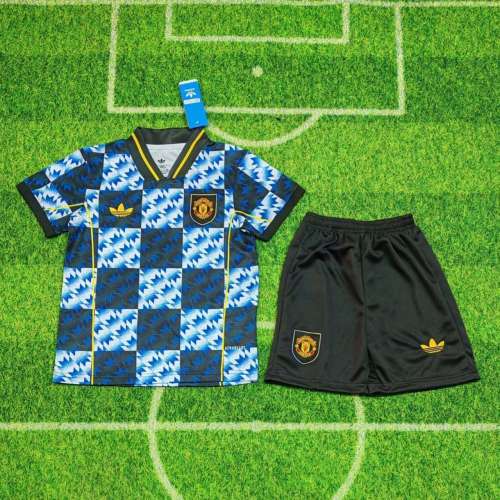 Kids MUFC 25/26 LFSTLR Jersey and Short Kit