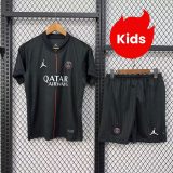 Kids PSG 25/26 Fourth Jersey and Short Kit