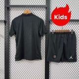 Kids PSG 25/26 Fourth Jersey and Short Kit