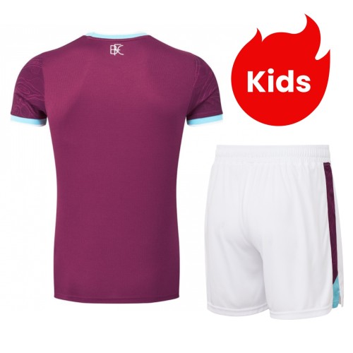 Kids Burnley FC 25/26 Home Jersey and Short Kit