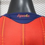 Player Version Spain 2026 Home Long Sleeve Authentic Jersey