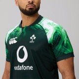 Ireland 2025/2026 Mens Pre-Game Pro Rugby Jersey Green