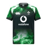 Ireland 2025/2026 Mens Pre-Game Pro Rugby Jersey Green