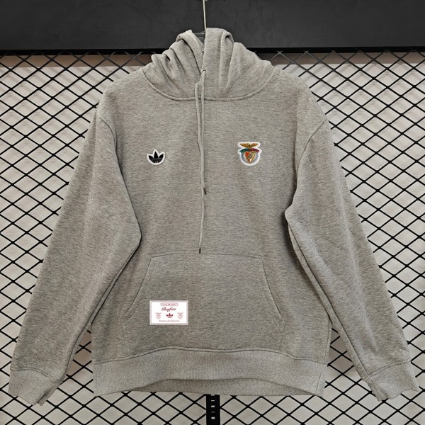 Benfica 25/26 Team Hoodie Grey