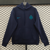 Inter Milan 25/26 Team Hoodie Dark Blue