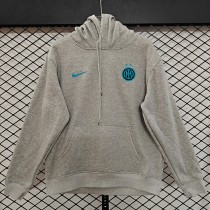 Inter Milan 25/26 Team Hoodie Grey