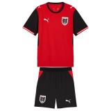 Kids Austria 2026 Home Jersey and Short Kit