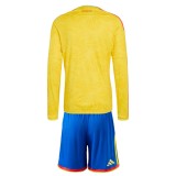 Kids Colombia 2026 Home Long Sleeve Jersey and Short Kit