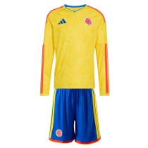Kids Colombia 2026 Home Long Sleeve Jersey and Short Kit