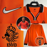 Netherlands 1998/2000 Home Long Sleeve Retro Jersey