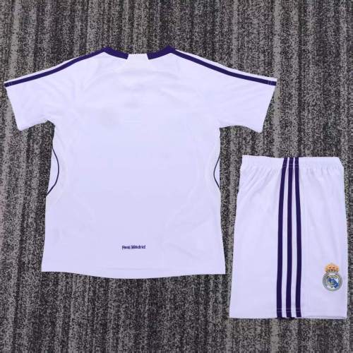 Kids Real Madrid 2007/2008 Home Retro Kit