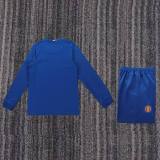 Kids MUFC 2008/2009 Third Long Sleeve Retro Kit