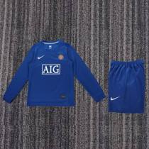 Kids MUFC 2008/2009 Third Long Sleeve Retro Kit