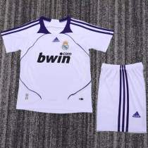 Kids Real Madrid 2007/2008 Home Retro Kit