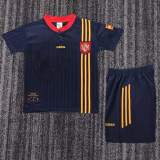 Kids Spain 1996 Euro Away Retro Kit