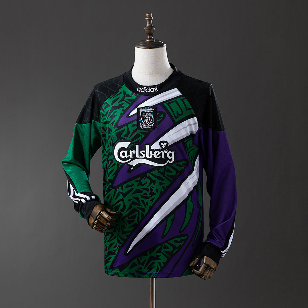 US$ 22.99 - Liverpool 1995/1996 Goalkeeper Long Sleeve Retro