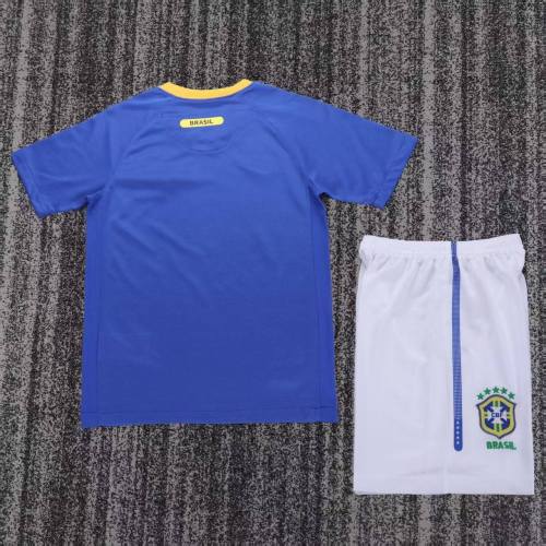 Kids Brazil 2010/2011 Away Retro Kit