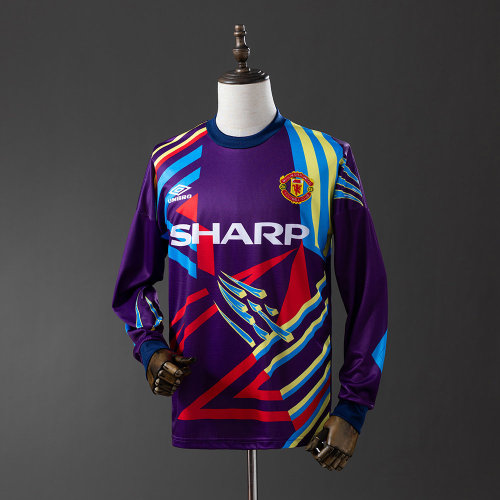 MUFC 1992/1993 Goalkeeper Long Sleeve Retro Jersey