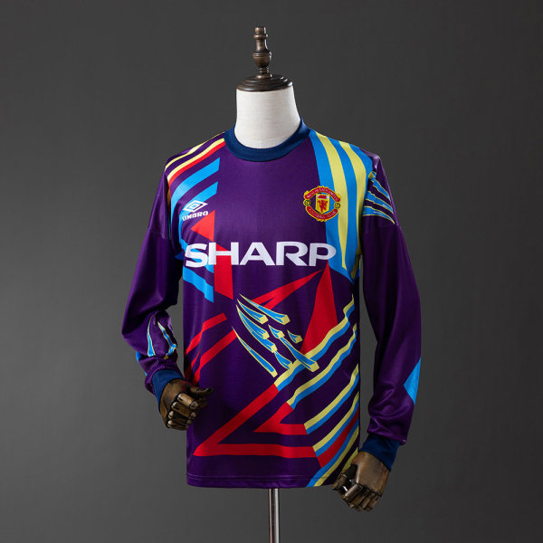 MUFC 1992/1993 Goalkeeper Long Sleeve Retro Jersey