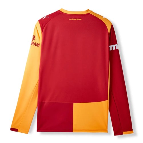 Thai Version Galatasaray SK 25/26 Home Long Sleeve Jersey