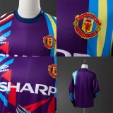 MUFC 1992/1993 Goalkeeper Long Sleeve Retro Jersey
