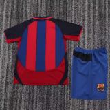Kids Barcelona 2003/2004 Home Retro Kit