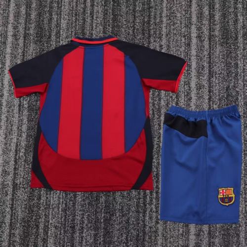 Kids Barcelona 2003/2004 Home Retro Kit