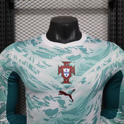 Player Version Portugal 2026 Away Long Sleeve Authentic Jersey
