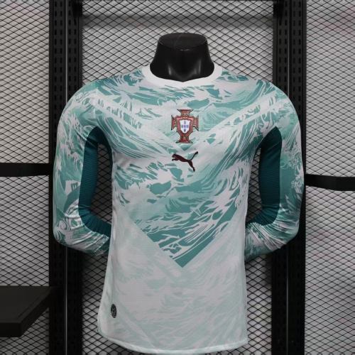 Player Version Portugal 2026 Away Long Sleeve Authentic Jersey