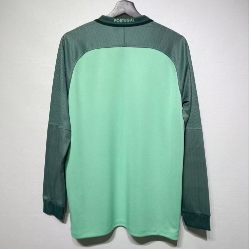 Portugal 2016 Euro Away Long Sleeve Retro Jersey