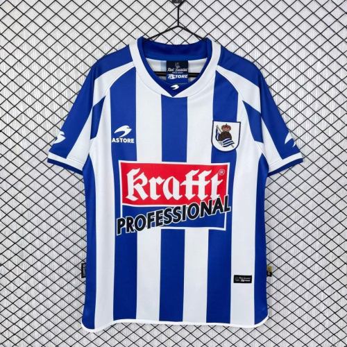 Real Sociedad 2002/2003 Home Retro Jersey
