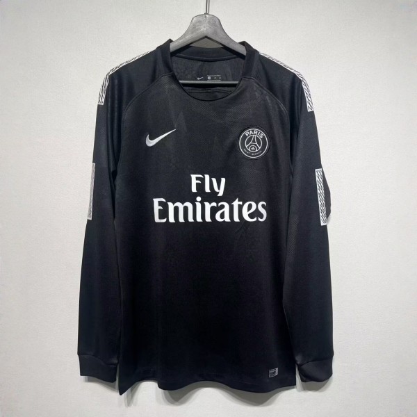 PSG 2017/2018 Third Long Sleeve Retro Jersey