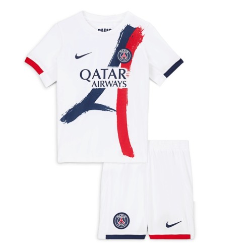 Kids PSG 25/26 Away Jersey and Short Kit