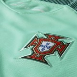 Portugal 2016 Euro Away Long Sleeve Retro Jersey