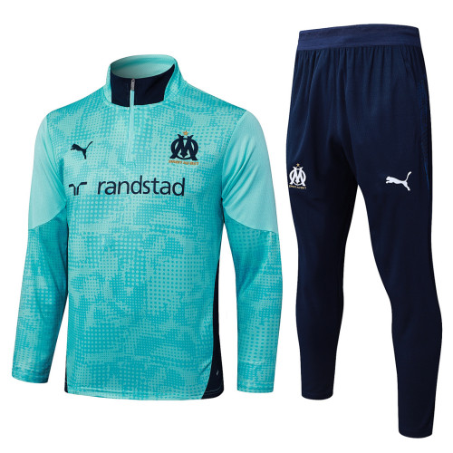 Olympique Marseille 25/26 Half-Zip Training Top and Pants Set B25126 - PM