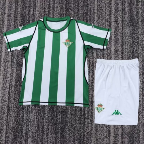 Kids Real Betis 2003/2004 Home Retro Kit